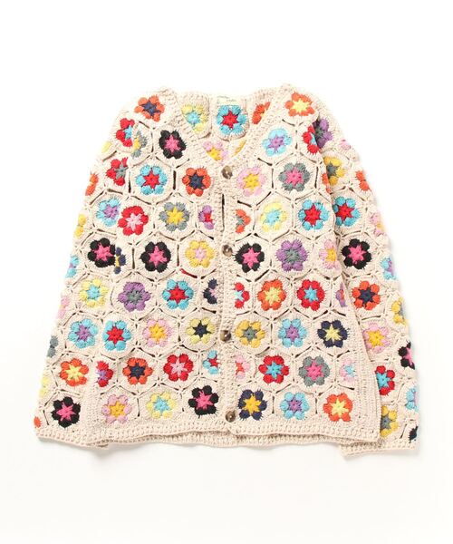 macmahon knitting mills Crochet Cardigan - HEXAGON