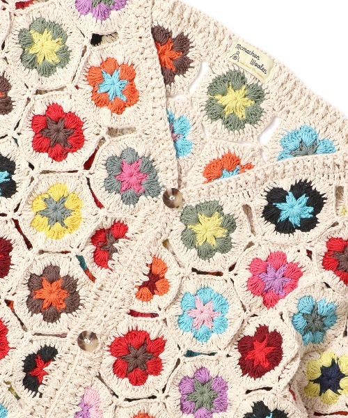 macmahon knitting mills Crochet Cardigan - HEXAGON