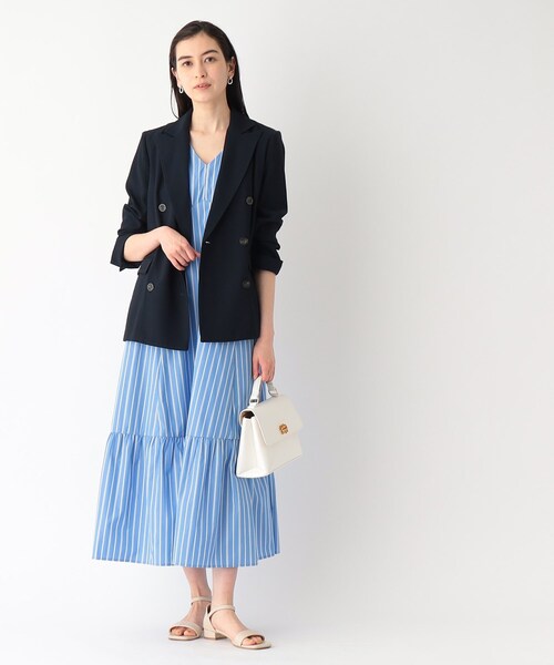 OPAQUE.CLIP（オペークドットクリップ）の「◆バンブーひねりミニショルダー（ショルダーバッグ・レディース・オフホワイト/ブラック系1・00）」の3枚目の写真