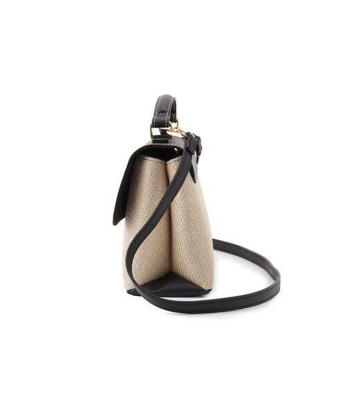 OPAQUE.CLIP（オペークドットクリップ）の「◆バンブーひねりミニショルダー（ショルダーバッグ・レディース・オフホワイト/ブラック系1・00）」の15枚目の写真