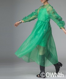 OWNth（オンス）の「モノグラムシアーワンピース（ワンピース）」