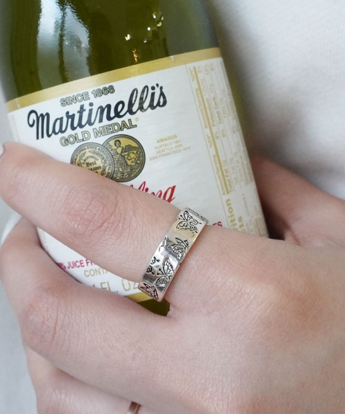 Port(ポート)の「バタフライ グラフィック リング(リング・レディース・シルバー・FREE)」の2枚目の写真