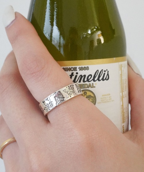 Port(ポート)の「バタフライ グラフィック リング(リング・レディース・シルバー・FREE)」の3枚目の写真