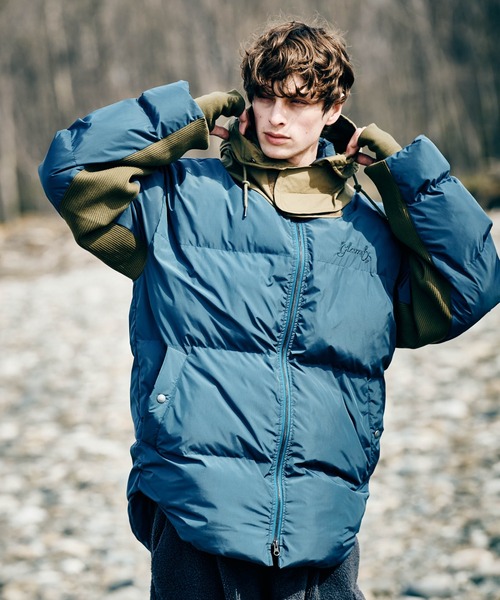 glamb（グラム）の「Hi Neck Padded JKT / ハイネックパデッドジャケット（その他アウター・メンズ・ブラック/ブルー/カーキ・M/L/S）」の17枚目の写真