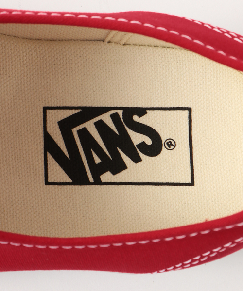 VANS(バンズ)の「VANS / ヴァンズ AUTHENTIC(スニーカー・メンズ・ブラック/レッド/ホワイト系その他・26cm/26.5cm/27cm/27.5cm/28cm)」の13枚目の写真