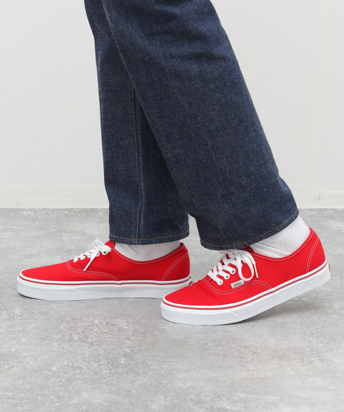 VANS(バンズ)の「VANS / ヴァンズ AUTHENTIC(スニーカー・メンズ・ブラック/レッド/ホワイト系その他・26cm/26.5cm/27cm/27.5cm/28cm)」の18枚目の写真