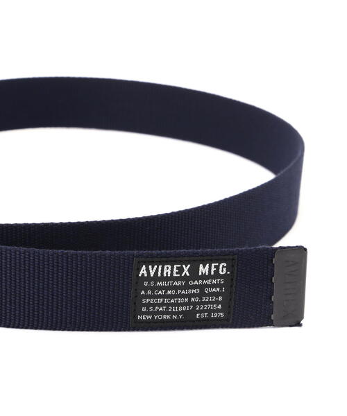 AVIREX（アヴィレックス）の「《直営店限定》MILITARY BELT / ミリタリー ベルト / AVIREX / アヴィレックス（ベルト・メンズ・ベージュ/ブラック/エンジ/ネイビー/オレンジ/オリーブ系・F）」の17枚目の写真