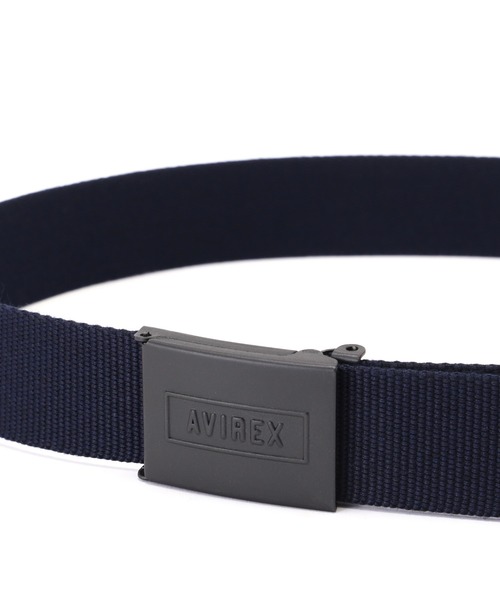 AVIREX（アヴィレックス）の「《直営店限定》MILITARY BELT / ミリタリー ベルト / AVIREX / アヴィレックス（ベルト・メンズ・ベージュ/ブラック/エンジ/ネイビー/オレンジ/オリーブ系・F）」の12枚目の写真