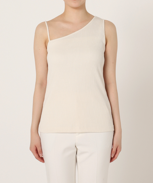 Noble（ノーブル）の「ワンショルダープルオーバー（タンクトップ・レディース・ブラック/アイボリー・FREE）」の17枚目の写真