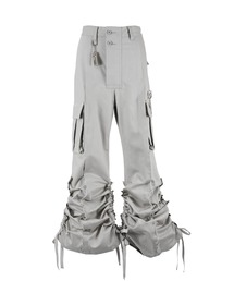 rurumu: | rurumu:/ルルムウ/drawstring loose fit cargo pants(カーゴパンツ)