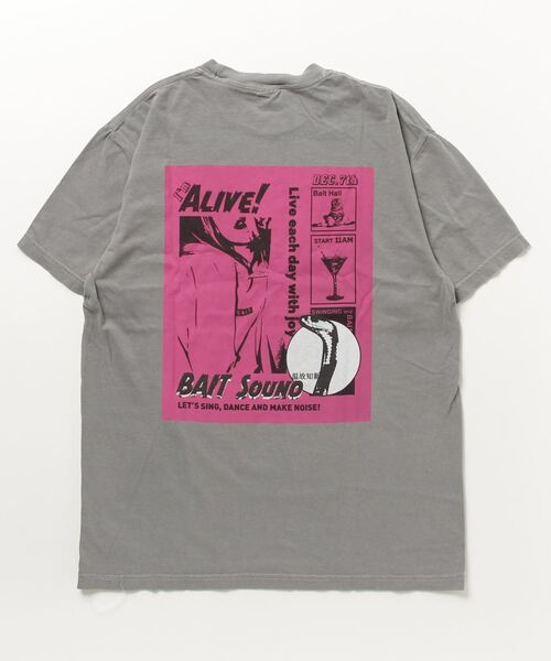 BAIT(ベイト)の「BAIT バックプリント 半袖Tシャツ/ポスター 235-BAT-TEE-006(Tシャツ/カットソー・メンズ・ホワイト/グレー/ブルー・LARGE/X-LARGE/MEDIUM)」の4枚目の写真