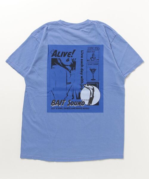 BAIT(ベイト)の「BAIT バックプリント 半袖Tシャツ/ポスター 235-BAT-TEE-006(Tシャツ/カットソー・メンズ・ホワイト/グレー/ブルー・LARGE/X-LARGE/MEDIUM)」の5枚目の写真