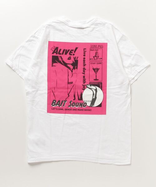 BAIT(ベイト)の「BAIT バックプリント 半袖Tシャツ/ポスター 235-BAT-TEE-006(Tシャツ/カットソー・メンズ・ホワイト/グレー/ブルー・LARGE/X-LARGE/MEDIUM)」の6枚目の写真