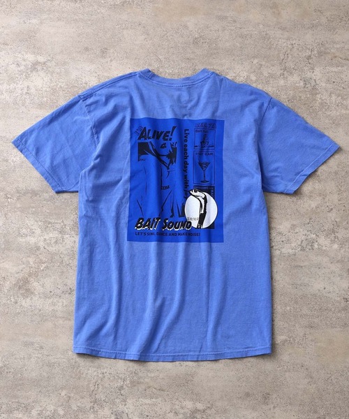 BAIT(ベイト)の「BAIT バックプリント 半袖Tシャツ/ポスター 235-BAT-TEE-006(Tシャツ/カットソー・メンズ・ホワイト/グレー/ブルー・LARGE/X-LARGE/MEDIUM)」の16枚目の写真