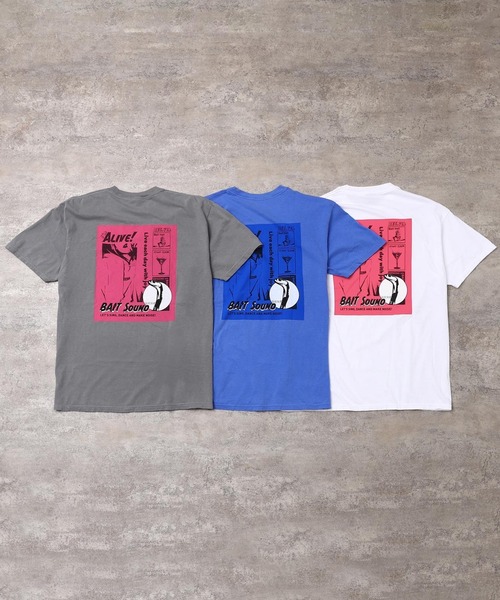 BAIT(ベイト)の「BAIT バックプリント 半袖Tシャツ/ポスター 235-BAT-TEE-006(Tシャツ/カットソー・メンズ・ホワイト/グレー/ブルー・LARGE/X-LARGE/MEDIUM)」の18枚目の写真