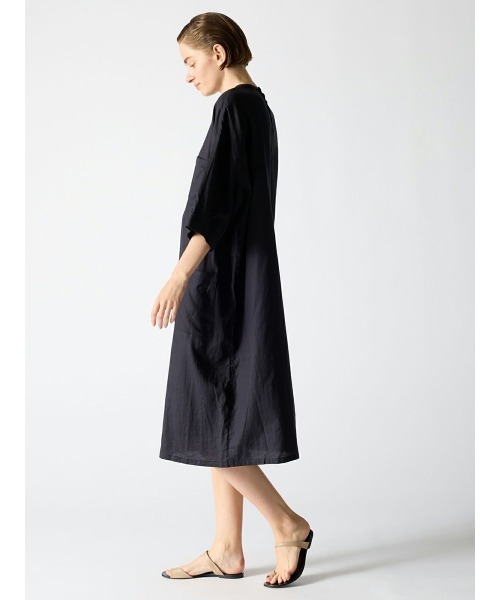 mizuiroind（ミズイロインド）の「mizuiro ind ポケットデザインボックスワンピース（ワンピース・レディース・ホワイト系その他2/ブルー/キナリ/ネイビー/ブラック・FREE）」の12枚目の写真