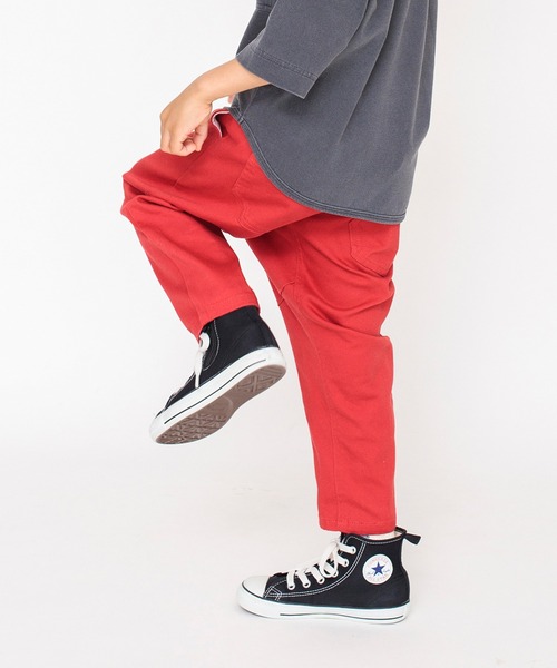 BRANSHES(ブランシェス)の「ガーデナーテーパードツイルパンツ_BRANSHES(ブランシェス)(チノパンツ・キッズ・ネイビー/レッド/ブラック/その他/グリーン/ベージュ/ロイヤルブルー・100/110/120/150/130/140/90/160)」の6枚目の写真