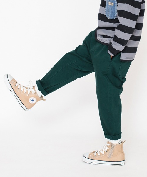 BRANSHES(ブランシェス)の「ガーデナーテーパードツイルパンツ_BRANSHES(ブランシェス)(チノパンツ・キッズ・ネイビー/レッド/ブラック/その他/グリーン/ベージュ/ロイヤルブルー・100/110/120/150/130/140/90/160)」の2枚目の写真