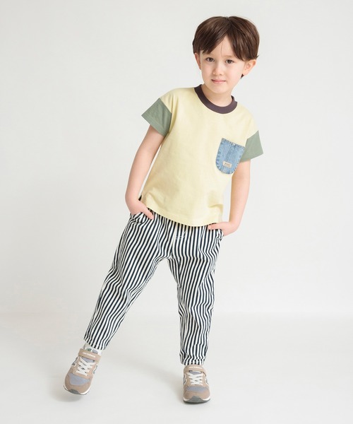 BRANSHES(ブランシェス)の「ガーデナーテーパードツイルパンツ_BRANSHES(ブランシェス)(チノパンツ・キッズ・ネイビー/レッド/ブラック/その他/グリーン/ベージュ/ロイヤルブルー・100/110/120/150/130/140/90/160)」の9枚目の写真