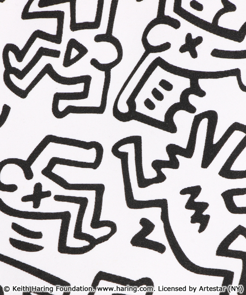 Keith Haring（キース・ヘリング）の「∴WEGO/Keith Haring(キースヘリング)バックパック（バックパック/リュック・メンズ・ホワイト/ブラック/マルチ・FREE）」の10枚目の写真