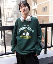 CORNERS | STREET BEAR プリントトレーナー(スウェット)