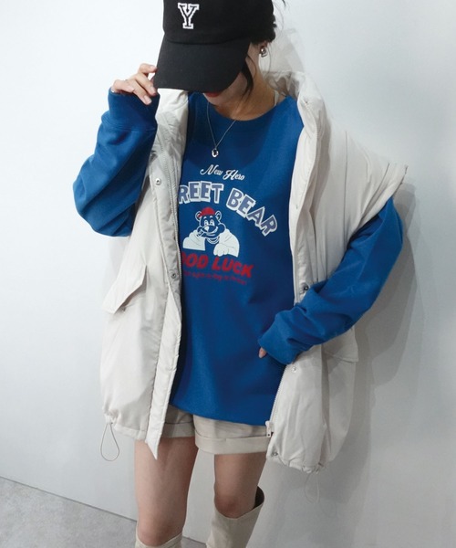セール】STREET BEAR プリントトレーナー（スウェット