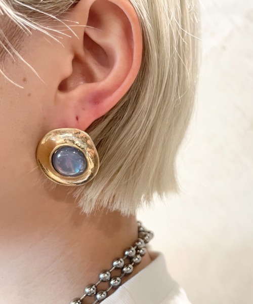 amplis(アンプリス)の「【amplis/アンプリス】horo pierce / ホロピアス(ピアス(両耳用)・レディース・シルバー/ゴールド/シルバー系その他/ゴールド系その他・FREE)」の8枚目の写真