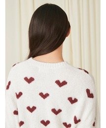 SNIDEL HOME（スナイデルホーム）の「HEARTジャカードトップス