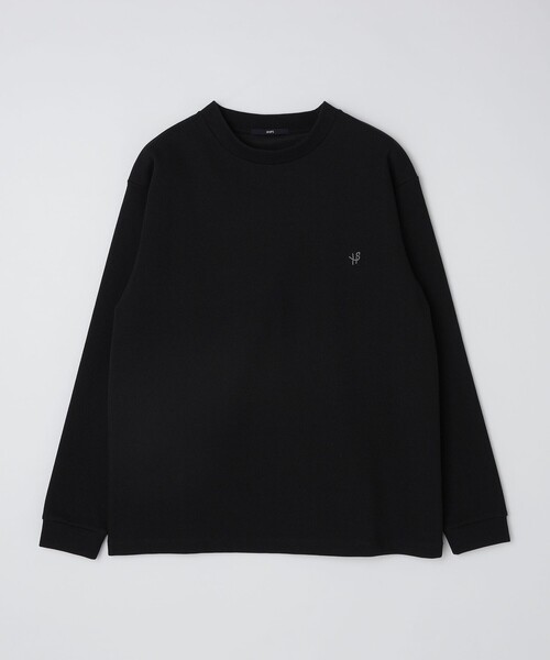 SHIPS(シップス)の「【WEB限定】SHIPS: ワンポイント ロゴ バーズアイ クルーネック ロングスリーブ Tシャツ(Tシャツ/カットソー・メンズ・ホワイト/ネイビー/ダークグレー/ロイヤルブルー/ライトグレー/ダークブルー/オフホワイト/ブラック・MEDIUM/X-LARGE/LARGE/SMALL)」の18枚目の写真