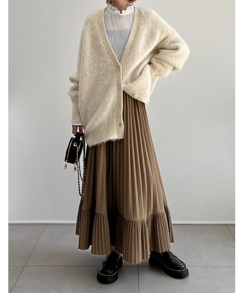 Re:EDIT（リエディ）の「[BAG COLLECTION]キルティングステッチサークルミニショルダーバッグ（ショルダーバッグ・レディース・ブラック/ホワイト・FREE）」の7枚目の写真