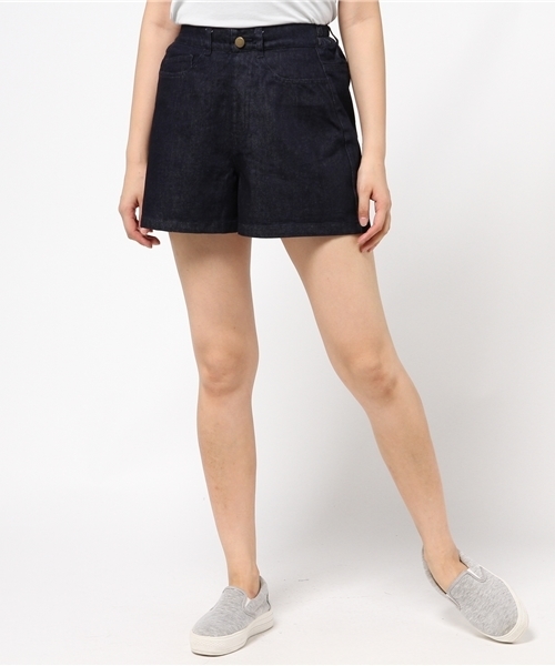 Chico（チコ）の「イージーデニムキュロットPT（その他パンツ・レディース・ネイビー・FREE）」の10枚目の写真