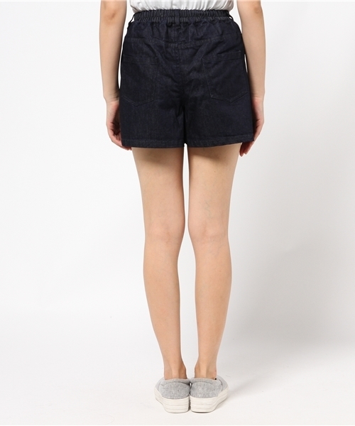 Chico（チコ）の「イージーデニムキュロットPT（その他パンツ・レディース・ネイビー・FREE）」の4枚目の写真