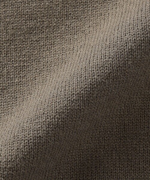 SHIPS(シップス)の「【WEB限定】〈手洗い可能〉サガラ 刺繍 ロゴ ニット(ニット/セーター・レディース・ライトグレー/ネイビー/ブラウン系・ONE SIZE)」の7枚目の写真