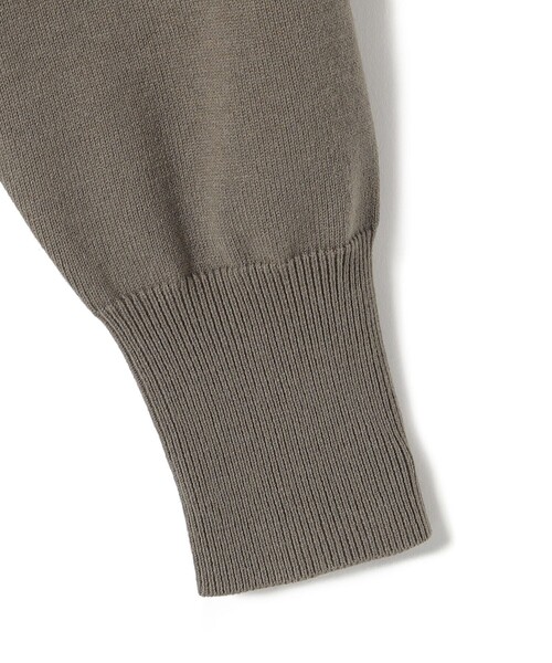 SHIPS(シップス)の「【WEB限定】〈手洗い可能〉サガラ 刺繍 ロゴ ニット(ニット/セーター・レディース・ライトグレー/ネイビー/ブラウン系・ONE SIZE)」の10枚目の写真