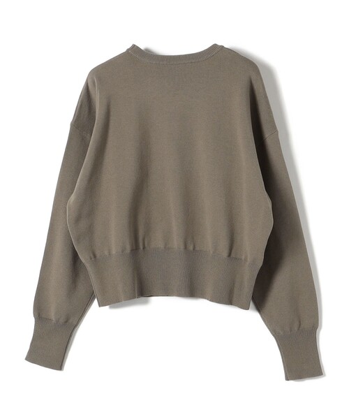 SHIPS(シップス)の「【WEB限定】〈手洗い可能〉サガラ 刺繍 ロゴ ニット(ニット/セーター・レディース・ライトグレー/ネイビー/ブラウン系・ONE SIZE)」の12枚目の写真