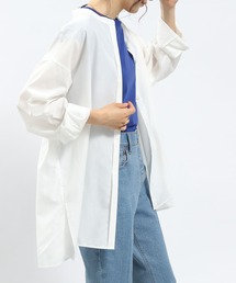 GLOBAL WORK Smile Seed Store（グローバルワーク スマイルシードストア）の「バンドカラーシャツ/175881（シャツ/ブラウス・レディース）」