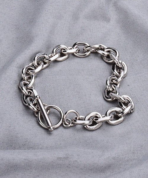 B.R.U（ブル）の「シルバーチェーンブレスレット（ブレスレット・メンズ・シルバー・FREE）」の4枚目の写真