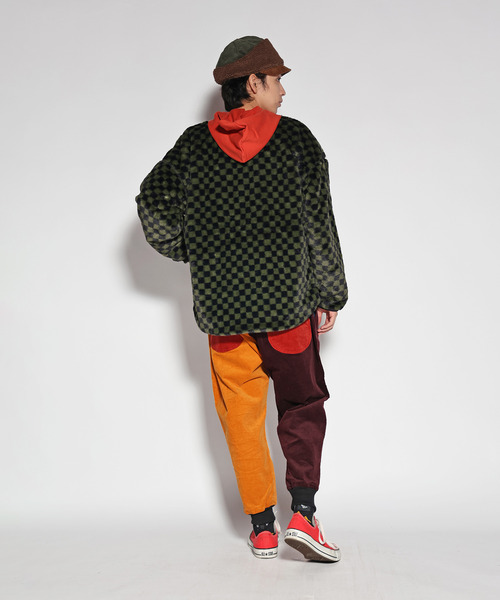 ALDIES(アールディーズ)の「Rib Pants / リブパンツ(その他パンツ・メンズ・ネイビー/マルチ/ブラウン×イエロー・LARGE/X-LARGE/MEDIUM/SMALL)」の14枚目の写真