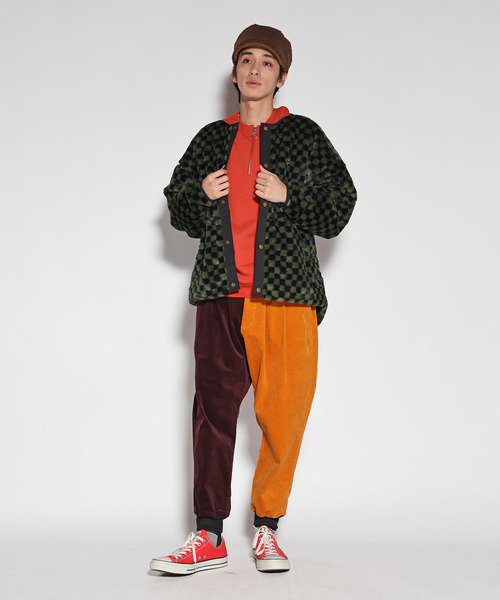 ALDIES(アールディーズ)の「Rib Pants / リブパンツ(その他パンツ・メンズ・ネイビー/マルチ/ブラウン×イエロー・LARGE/X-LARGE/MEDIUM/SMALL)」の13枚目の写真