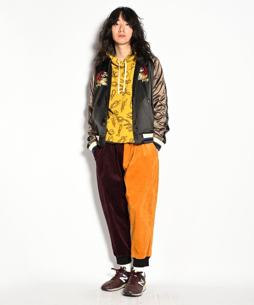 ALDIES(アールディーズ)の「Rib Pants / リブパンツ(その他パンツ・メンズ・ネイビー/マルチ/ブラウン×イエロー・LARGE/X-LARGE/MEDIUM/SMALL)」の15枚目の写真
