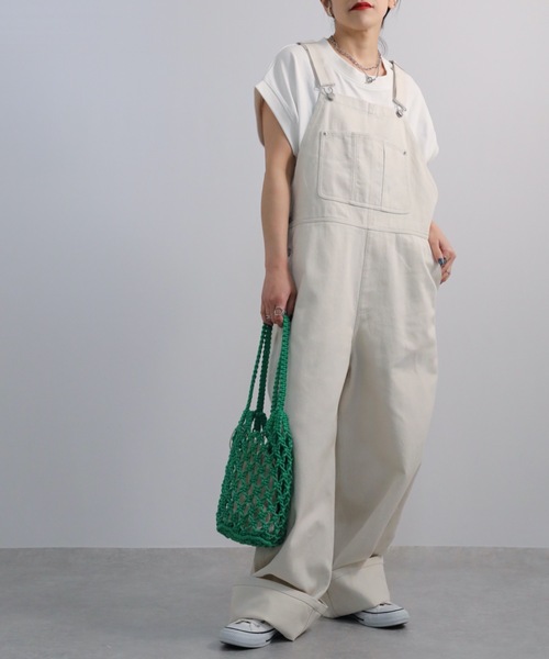 ap retro(アプレトロ)の「オーバーオール(サロペット/オーバーオール・レディース・オフホワイト・FREE)」の7枚目の写真