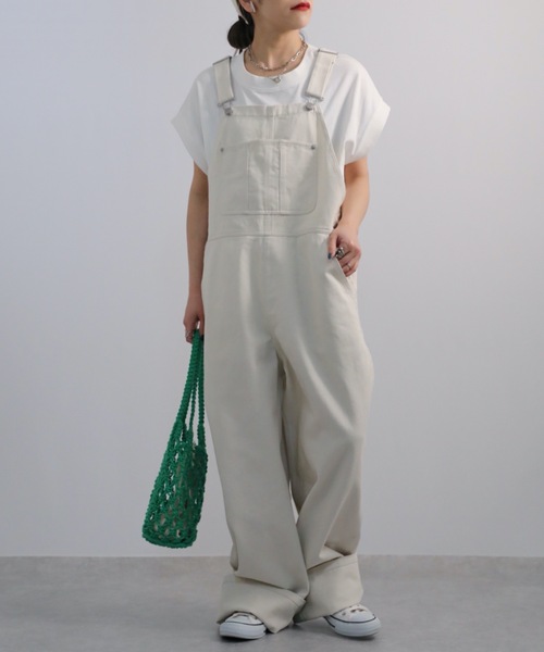ap retro(アプレトロ)の「オーバーオール(サロペット/オーバーオール・レディース・オフホワイト・FREE)」の8枚目の写真
