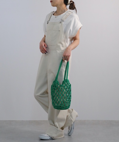 ap retro(アプレトロ)の「オーバーオール(サロペット/オーバーオール・レディース・オフホワイト・FREE)」の2枚目の写真