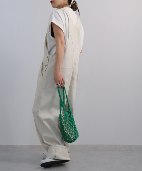 ap retro(アプレトロ)の「オーバーオール(サロペット/オーバーオール・レディース・オフホワイト・FREE)」の3枚目の写真