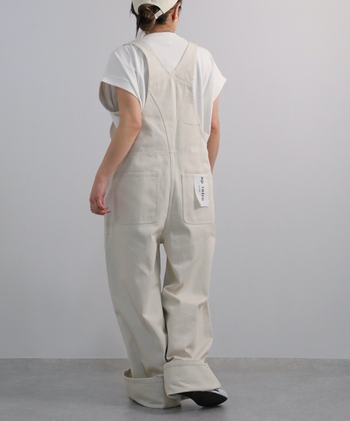 ap retro(アプレトロ)の「オーバーオール(サロペット/オーバーオール・レディース・オフホワイト・FREE)」の4枚目の写真