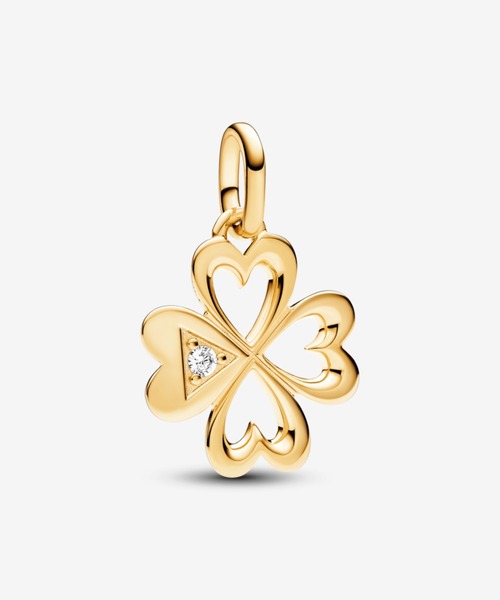 【美品】Pandora⭐︎チャーム4点 Four Leaf Clover Dangle Charm