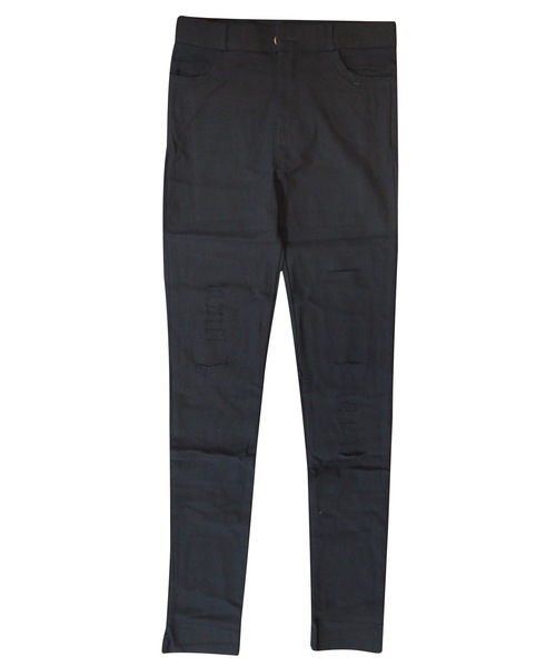 DiamondHearts(ダイヤモンドハーツ)の「ダメージ スキニーパンツ(その他パンツ・レディース・ブラック・SMALL/XX-LARGE/X-LARGE/LARGE/MEDIUM)」の3枚目の写真