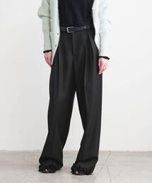 AEWEN MATOPH | <AEWEN MATOPH>ツイル タック テーパードパンツ(スラックス)