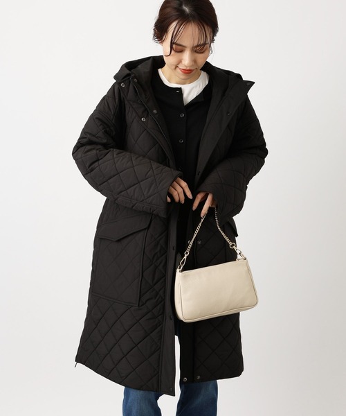 BARNYARDSTORM（バンヤードストーム）の「BARNYARDSTORM / 2WAY中綿ブルゾン【WEB限定Lサイズ】（ダウンジャケット/コート・レディース・ネイビー/ブラック・2/0/1）」の12枚目の写真