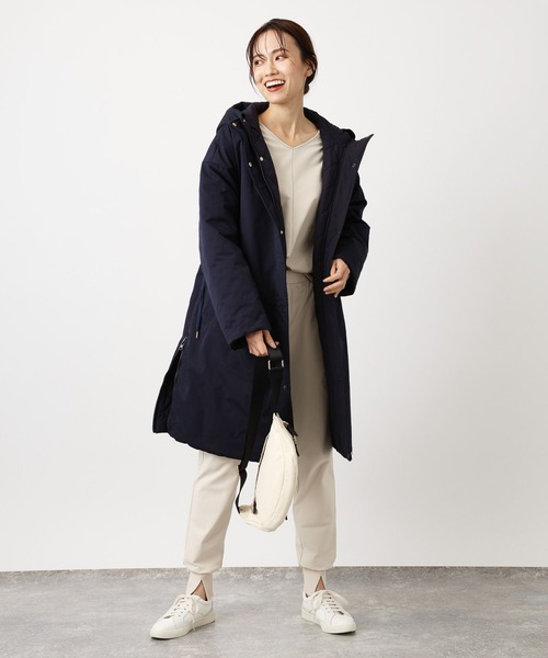 BARNYARDSTORM（バンヤードストーム）の「BARNYARDSTORM / 2WAY中綿ブルゾン【WEB限定Lサイズ】（ダウンジャケット/コート・レディース・ネイビー/ブラック・2/0/1）」の14枚目の写真